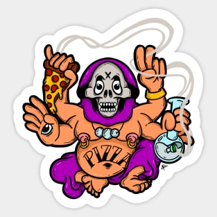 Pizza Buddha Sticker